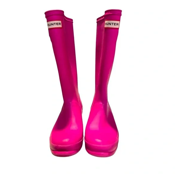 Hunter Pink Rain Boots - Picture 1 of 4